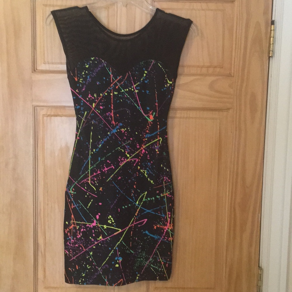 American Apparel Bodycon/mesh mini